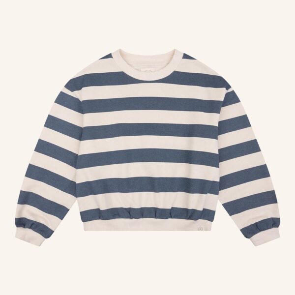 Jules sweater stripe ijs blue