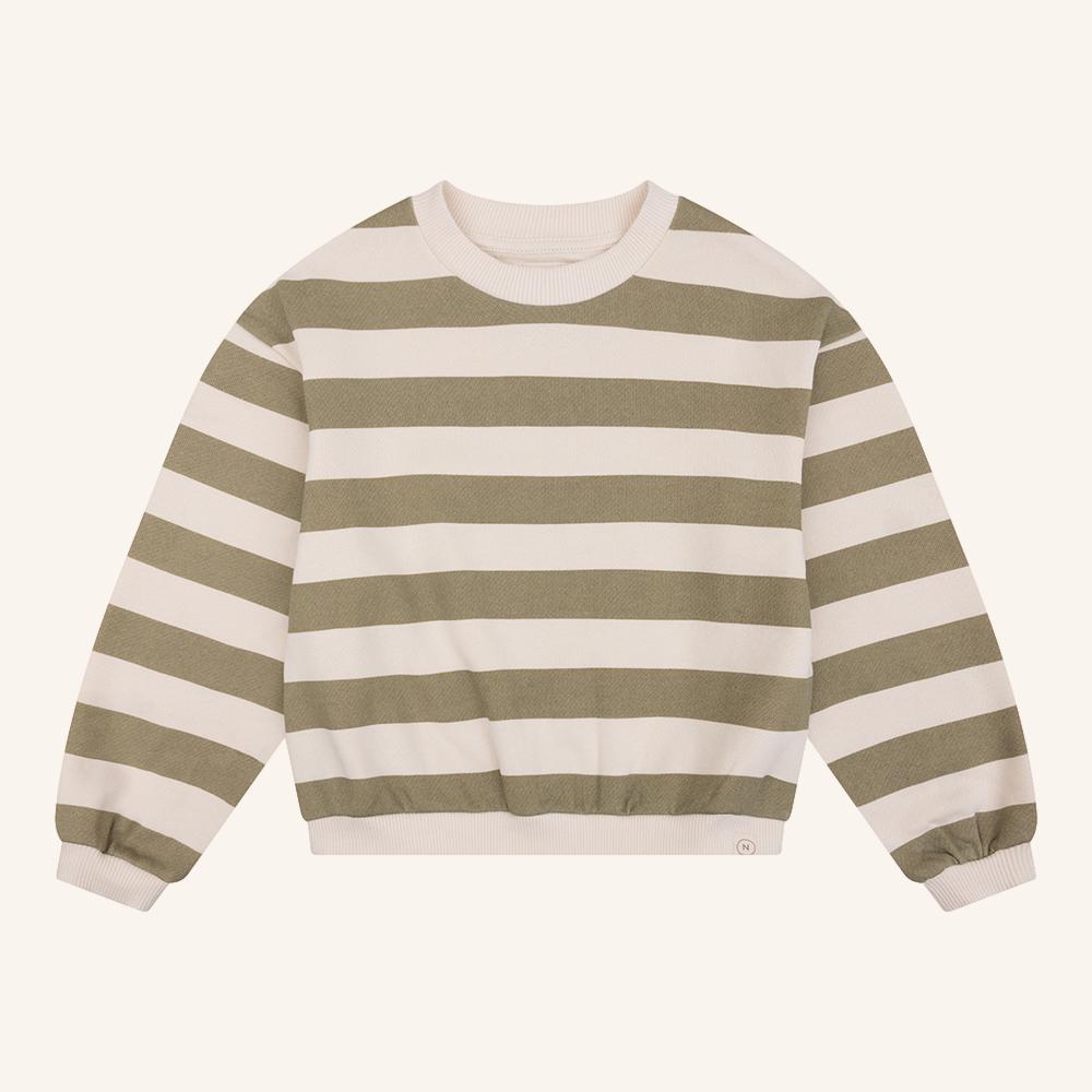 Jules sweater stripe green