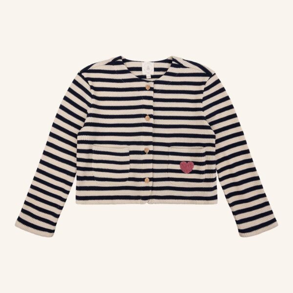 Mikki vest navy stripe