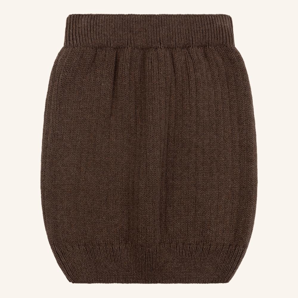 Mikki knitted skirt brown