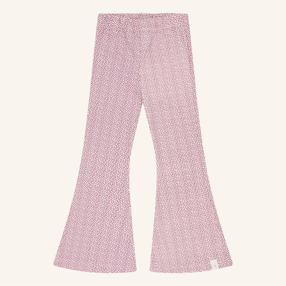 Be flared leopard purple