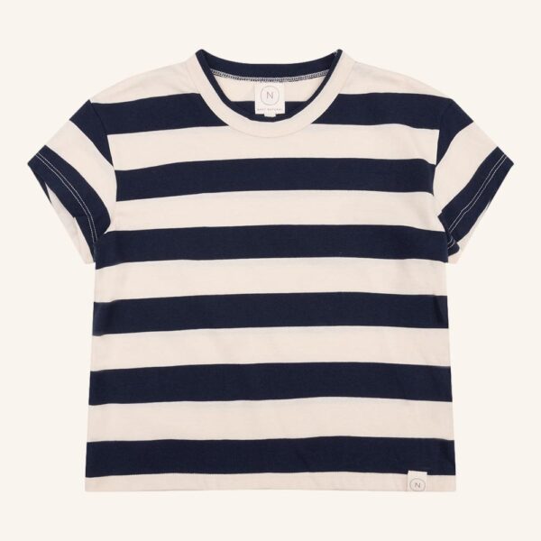 Sem t-shirt navy stripe