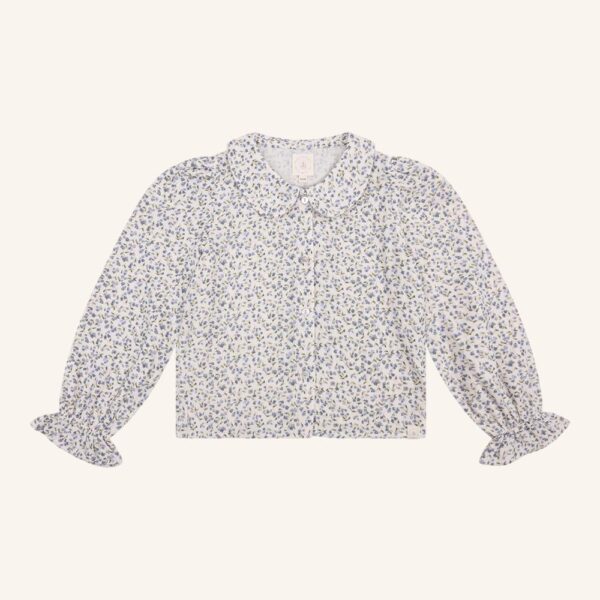 Faye blouse blue flower