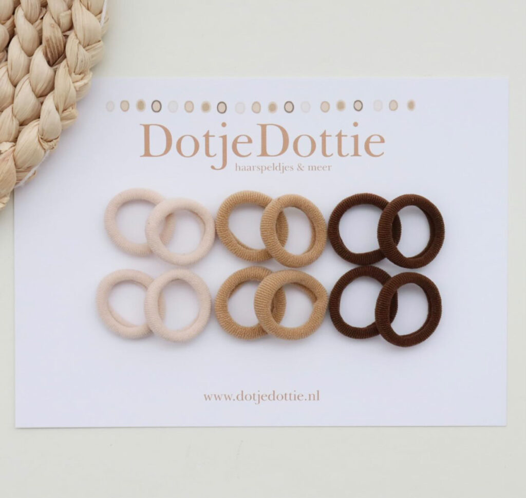 Elastiekjes brown (12 stuks)