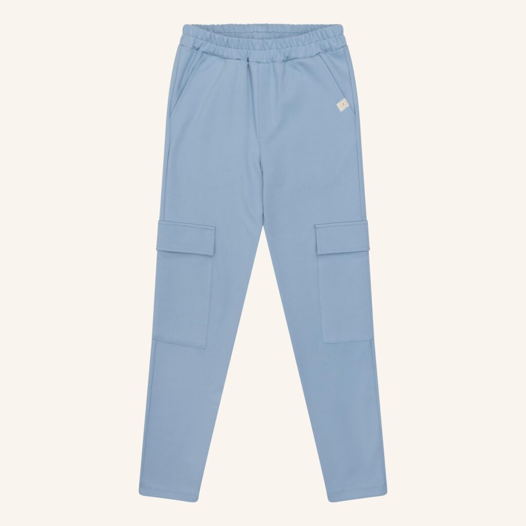 Chino baggy with pockets light blue