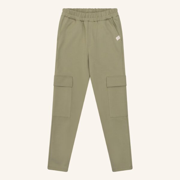 Chino baggy with pockets green