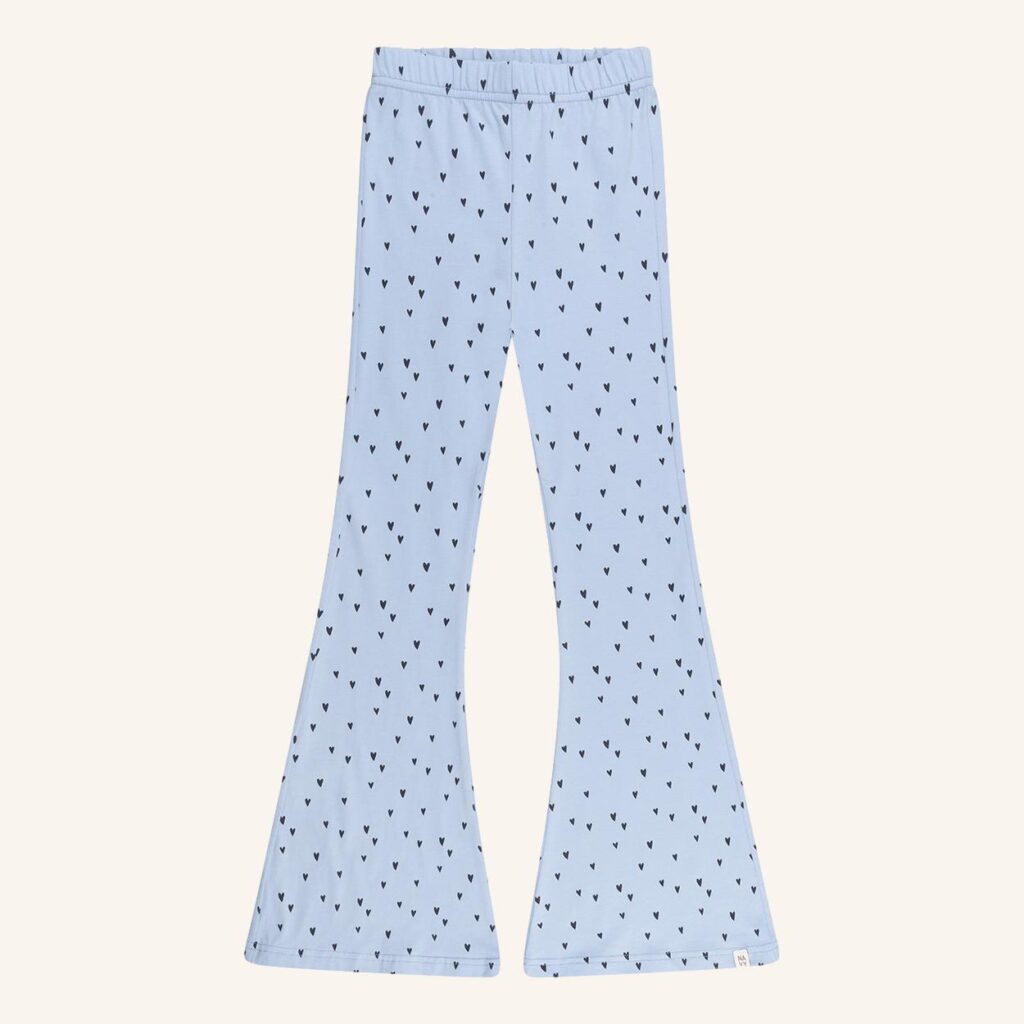 Be Flared light blue hearts