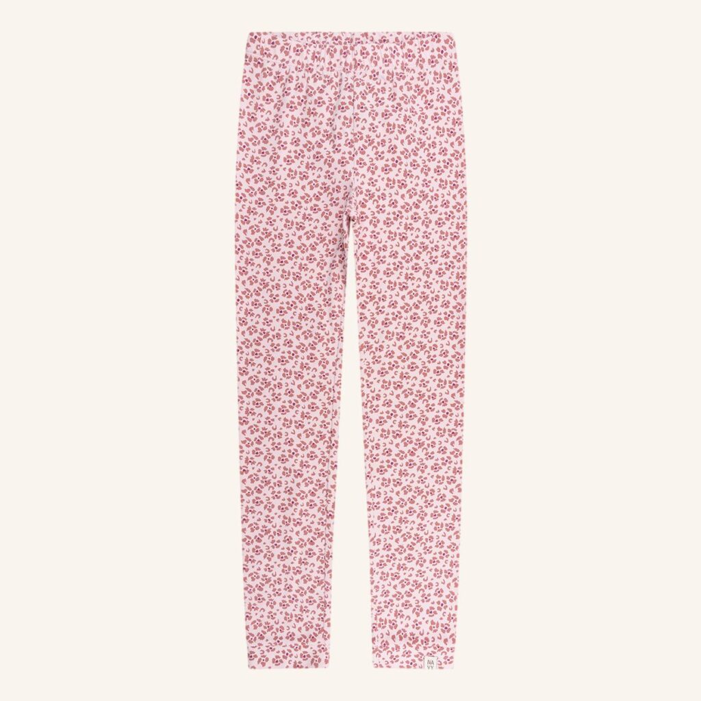 Legging leopard flower pink