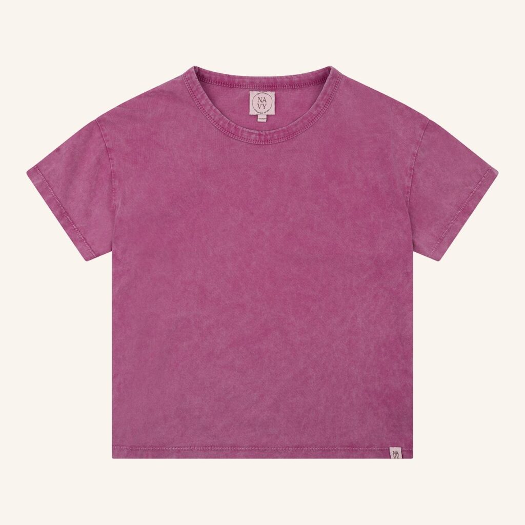 Oversized t-shirt rose/paars