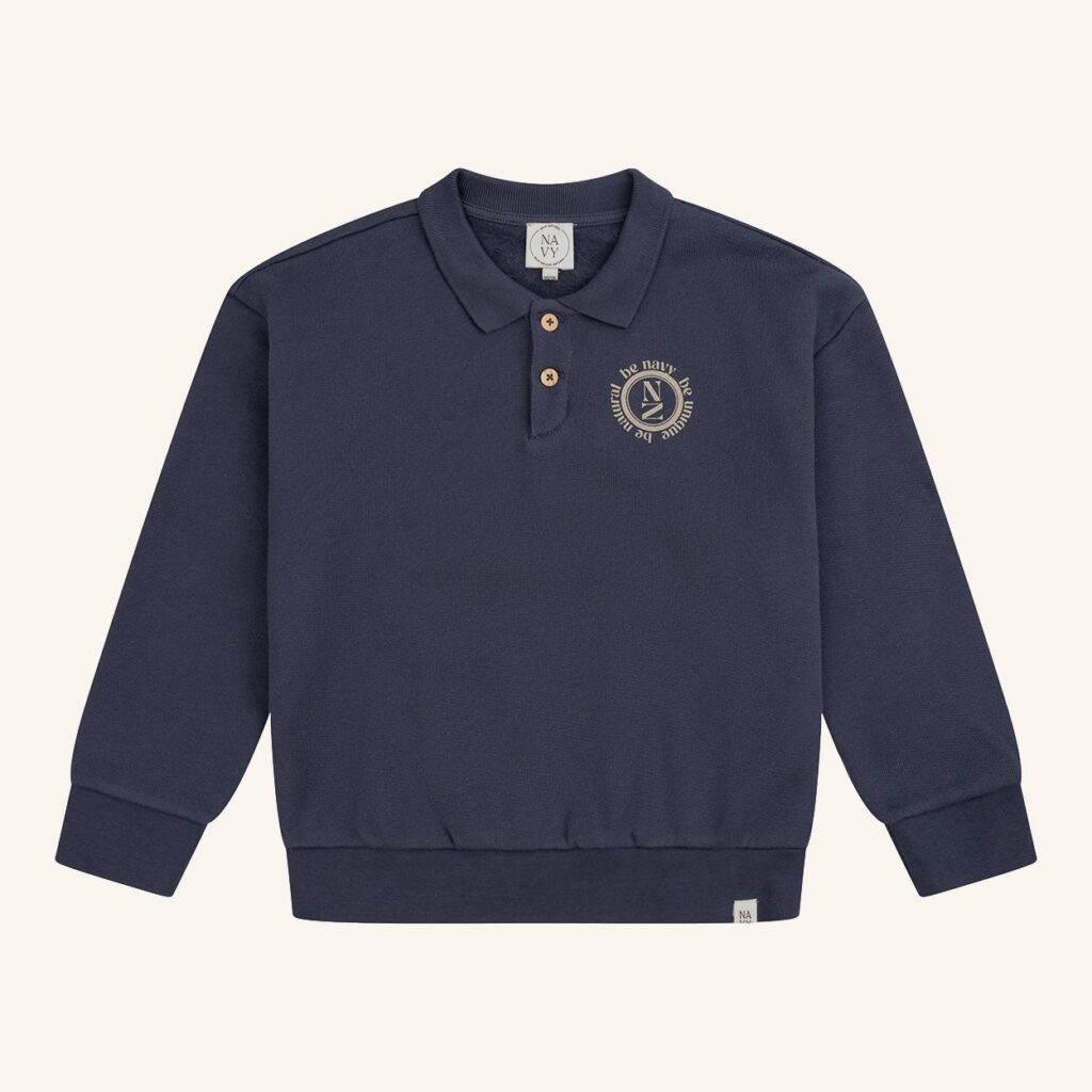 Scott polo sweater graphite