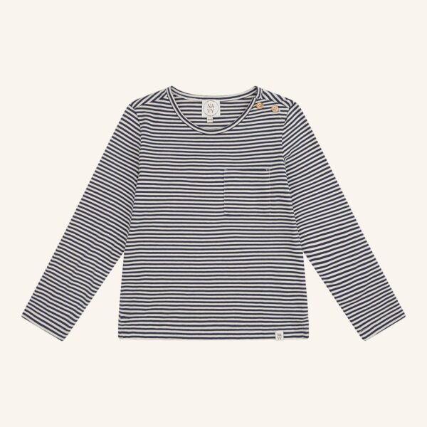 Moys longsleeve graphite stripe