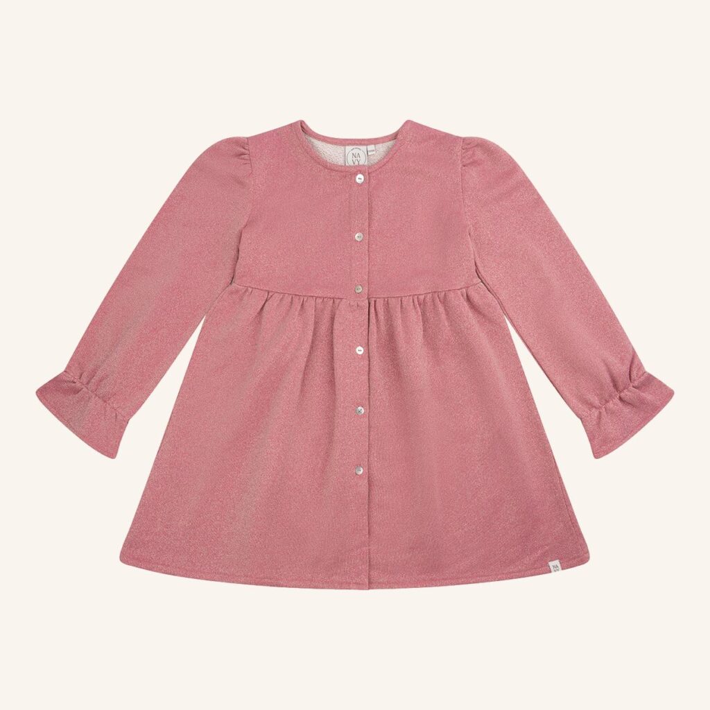 Be dressy rot-violett mit Glitzer