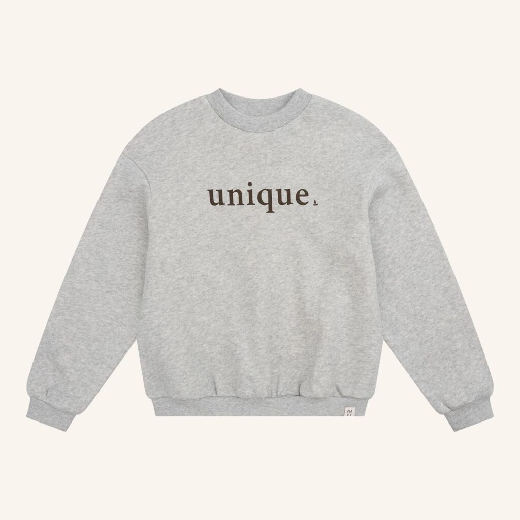 Oversized sweater unique grey/brown