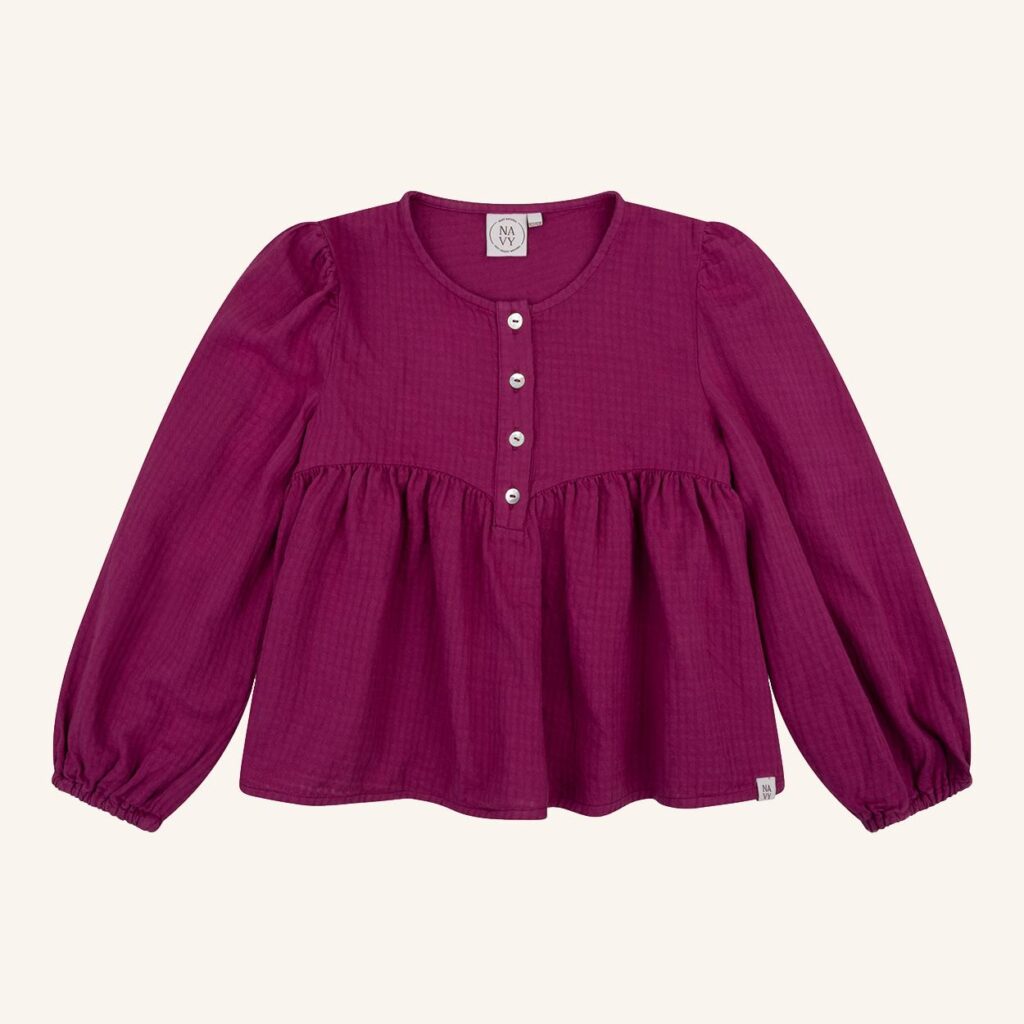 Celine blouse berry