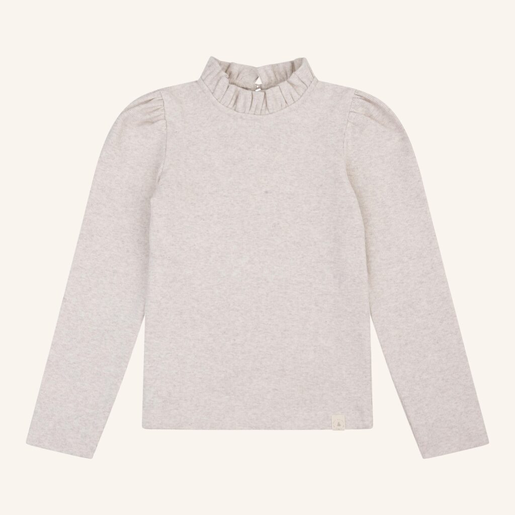 Loulou top creme melange
