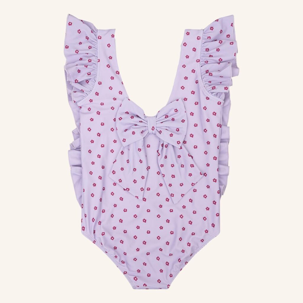 Badpak lila flowers