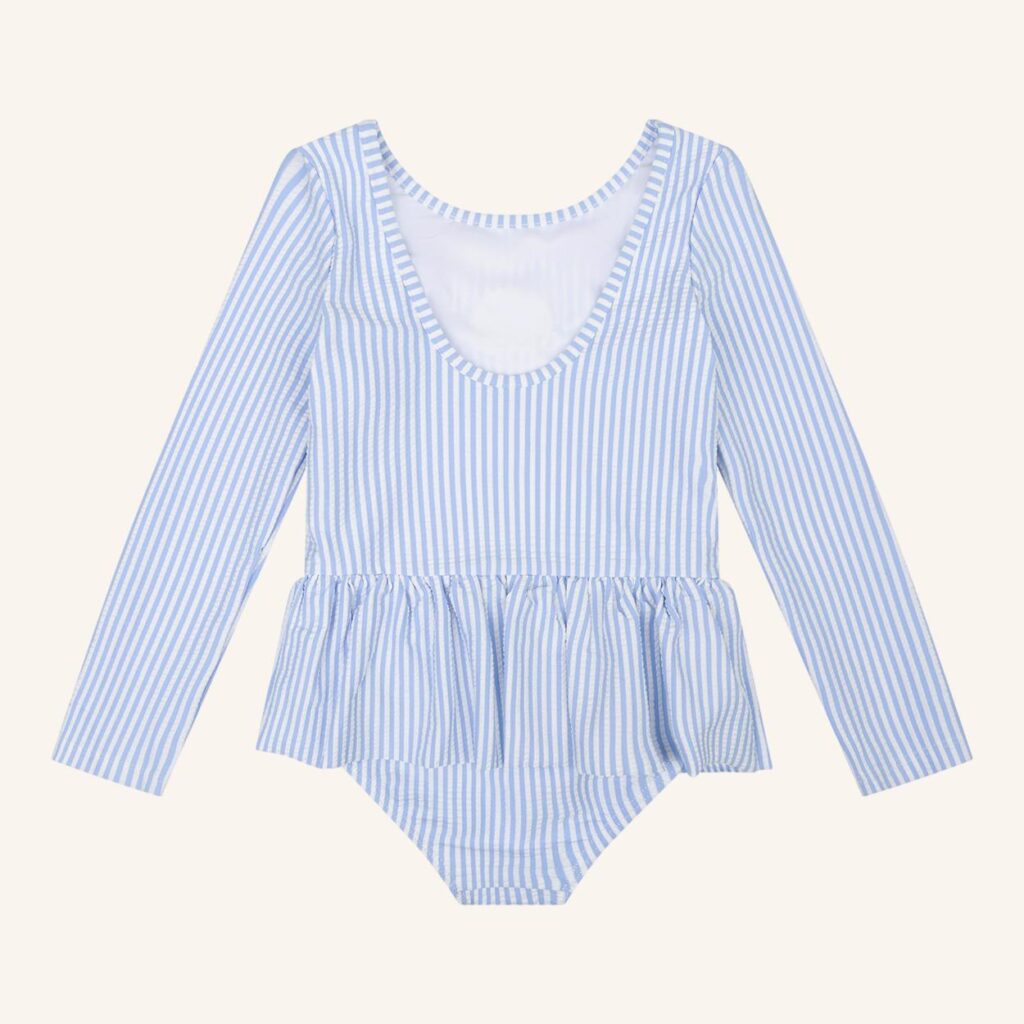 Swimsuit blue stripe