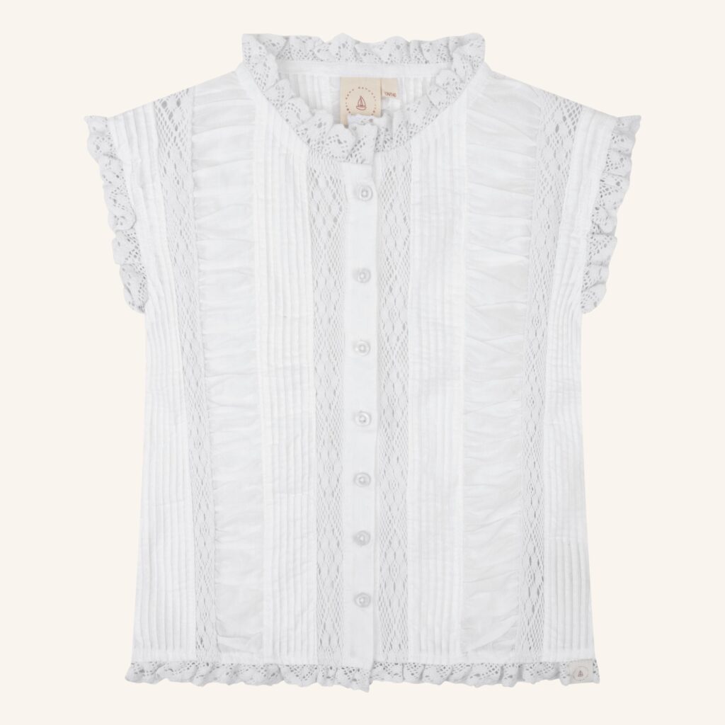 Kaat lace blouse white NOOS