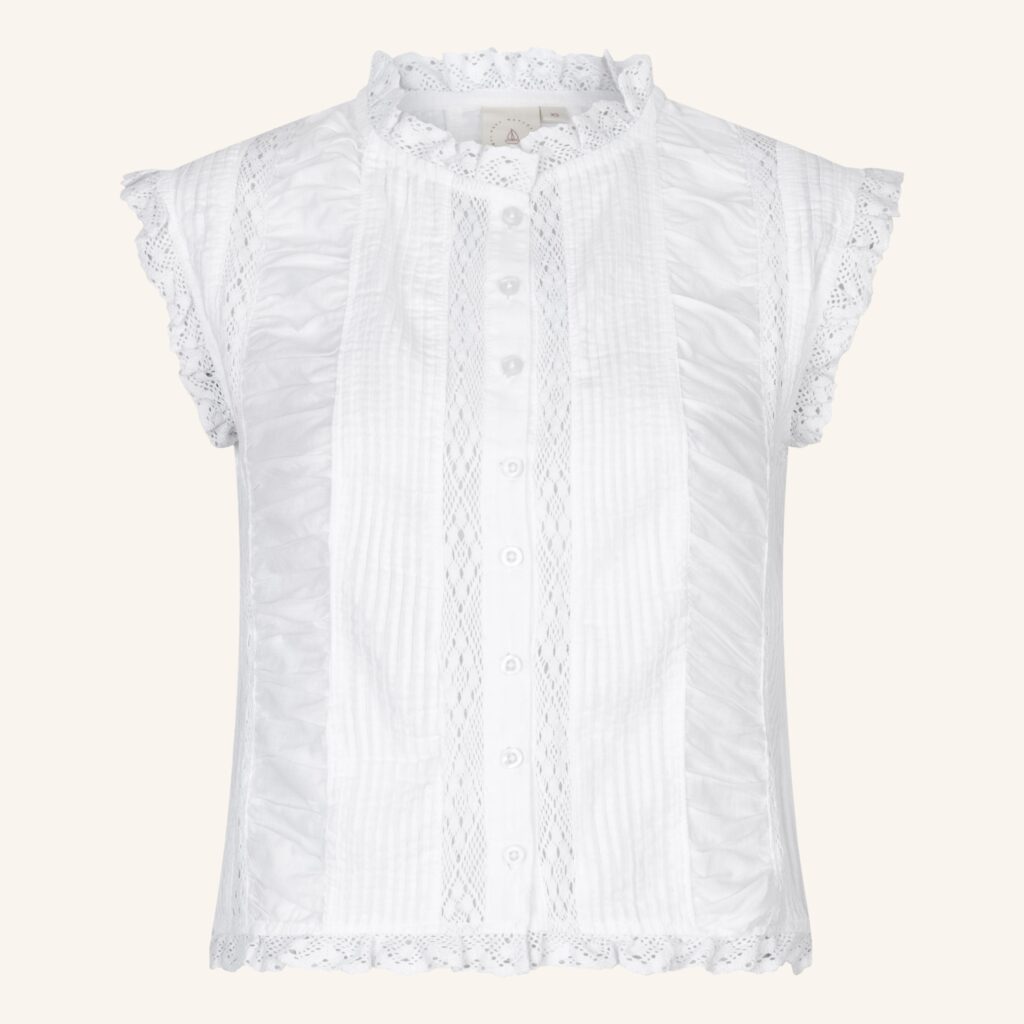 Kaat lace blouse white NOOS - Woman