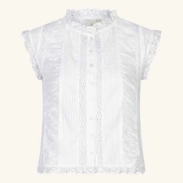 Kaat lace blouse white NOOS - Woman