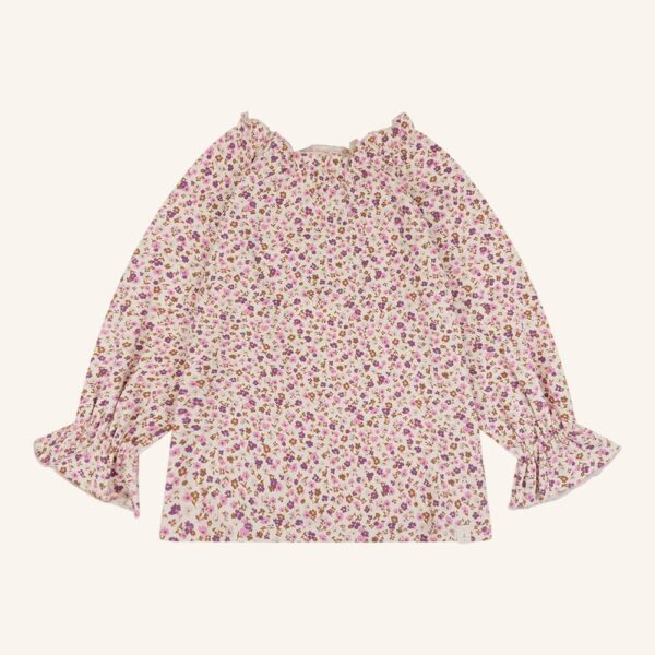 Lauren blouse purple flower
