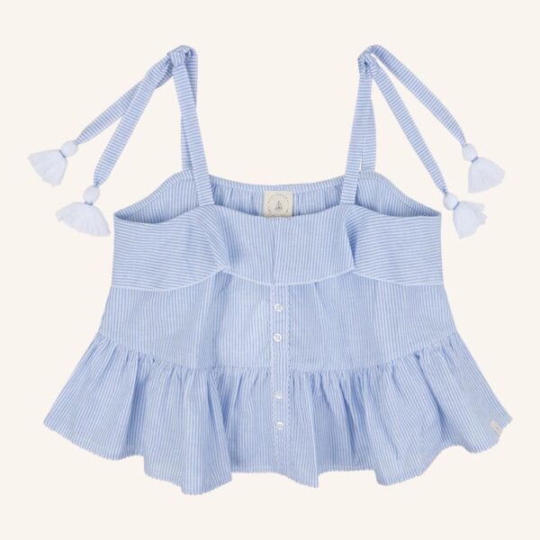 Loe top blue stripe
