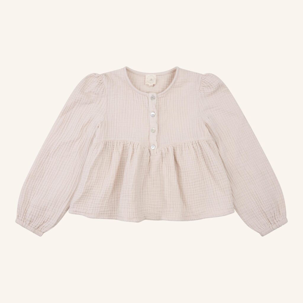 Celine blouse almond mousseline