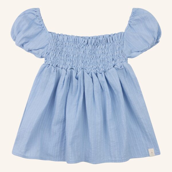 Emma top blue muslin