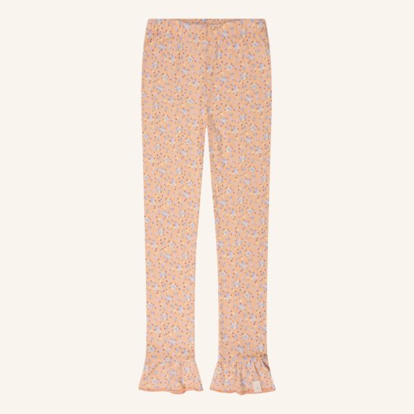 Ruffle Legging flower bomb pink sand
