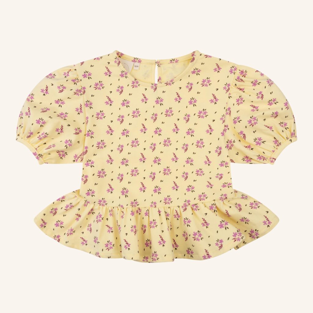 Rose top yellow flower