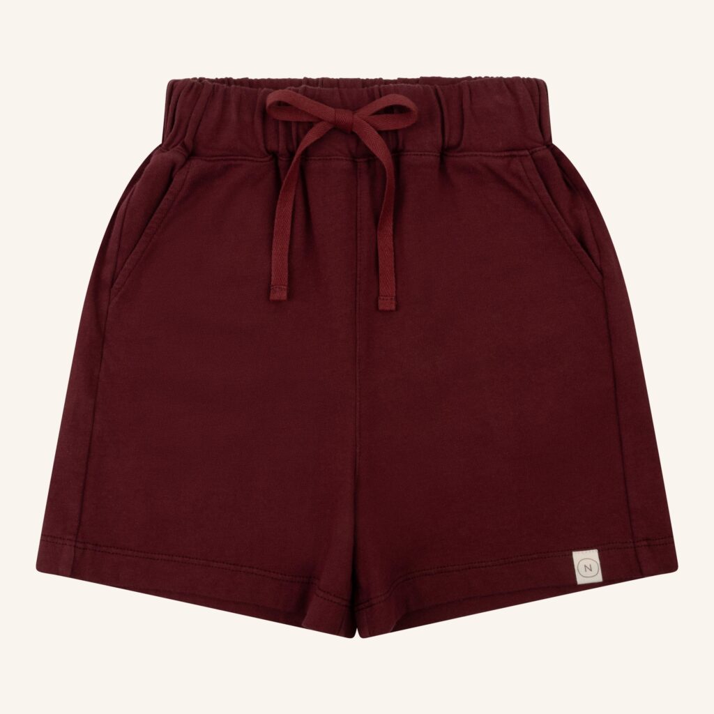 Niels short burgundy