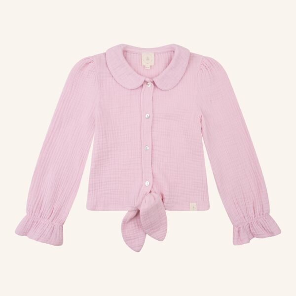 Blusa Faye rosa muselina