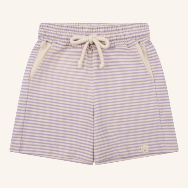 Niels short Lila stripe