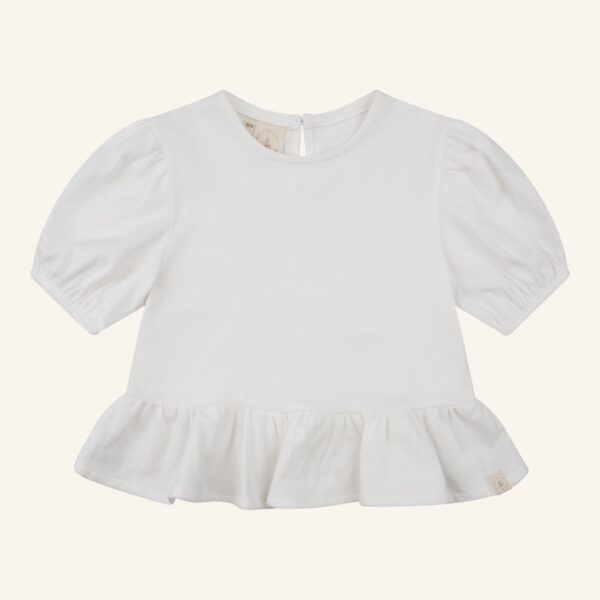 Rose top white jersey