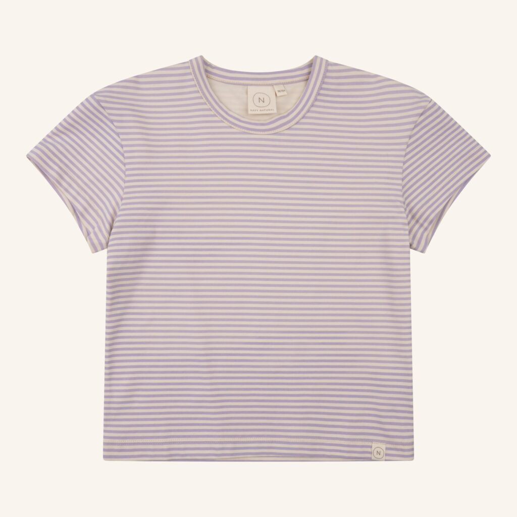 Sem t-shirt lila stripe