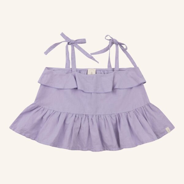 Loe ruffle top lilac