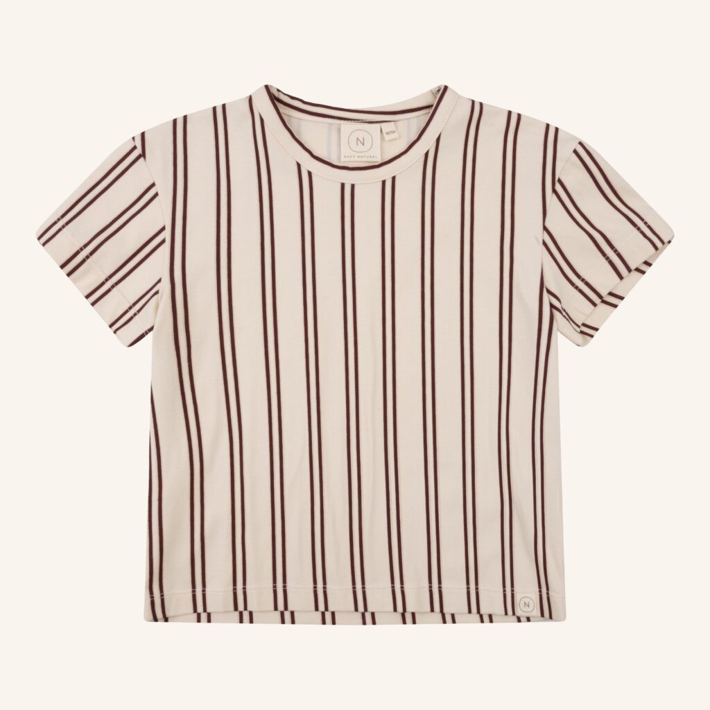 Sem t-shirt burgundy stripe