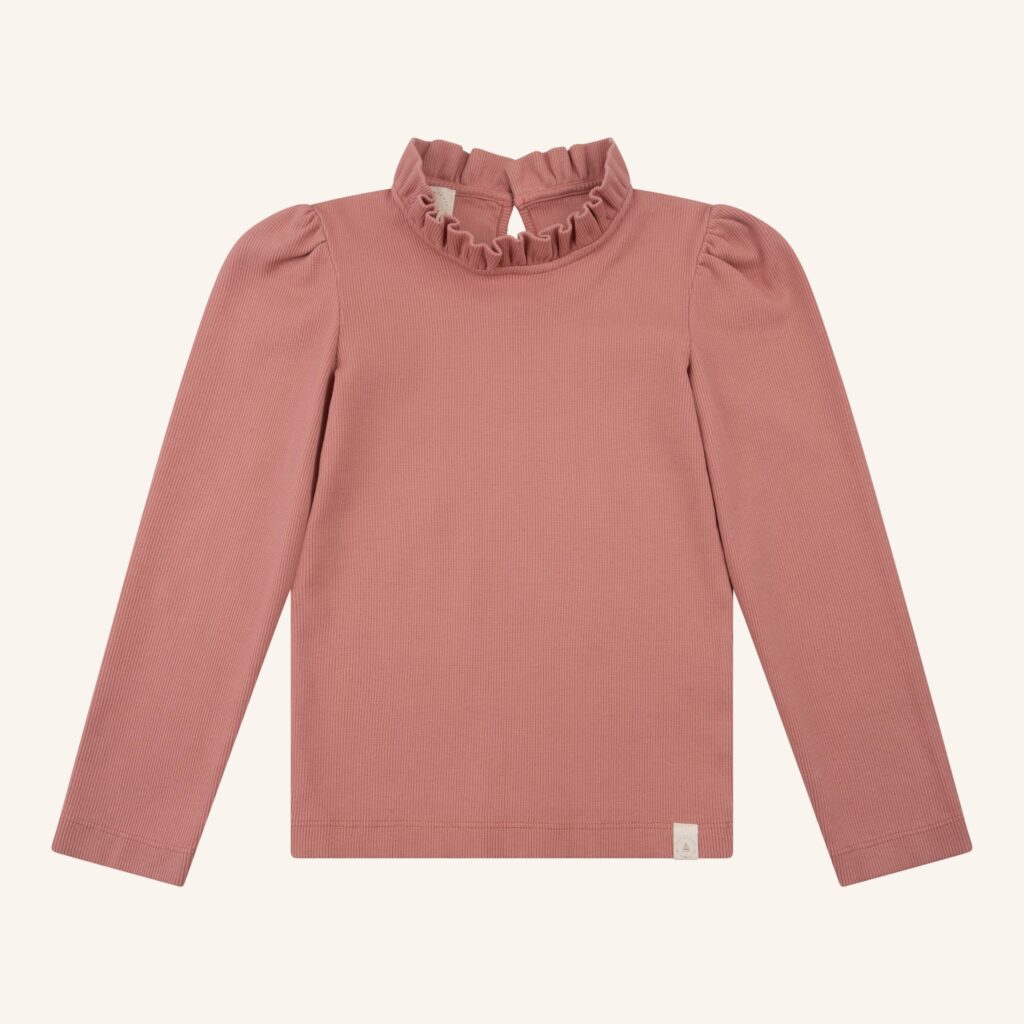 Loulou top dusty rose