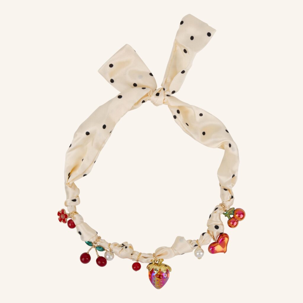 Collier à pois