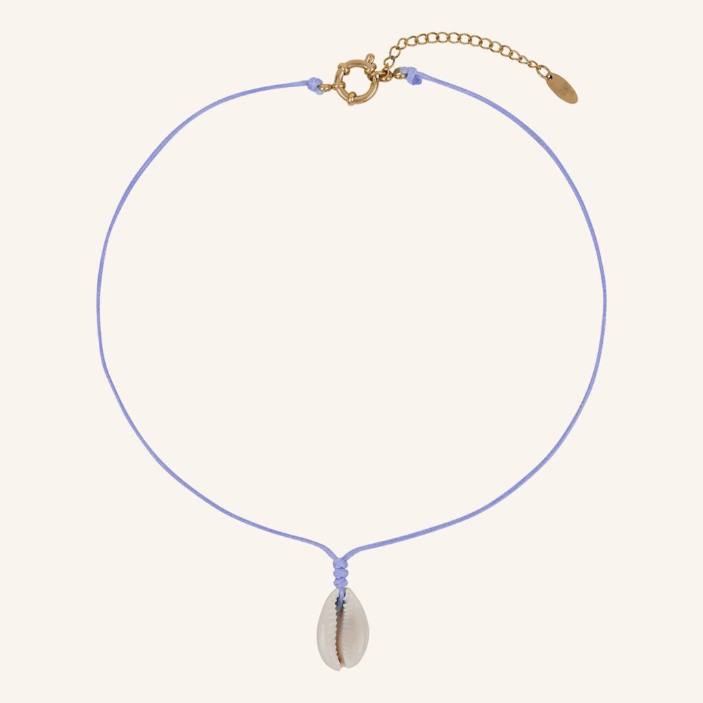 Shell Necklace, Lilac