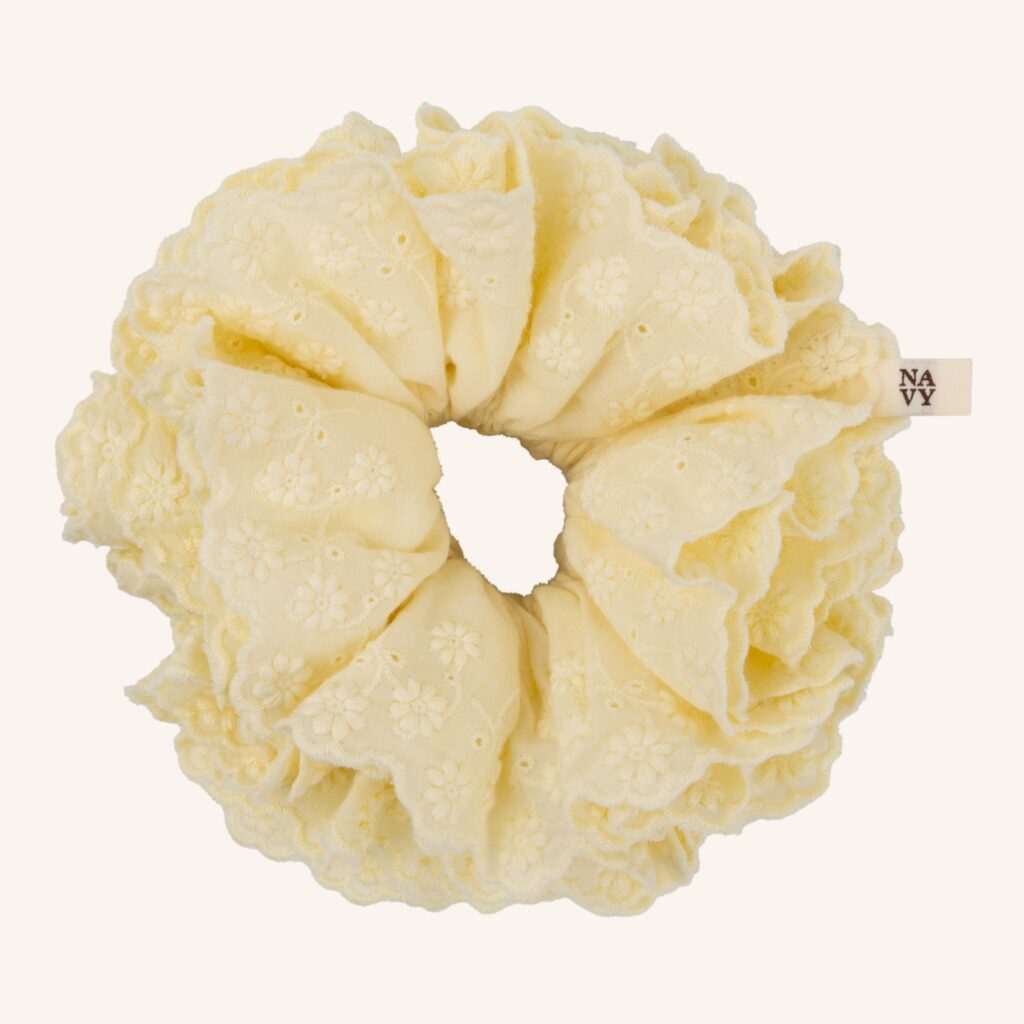 Yellow scrunchie