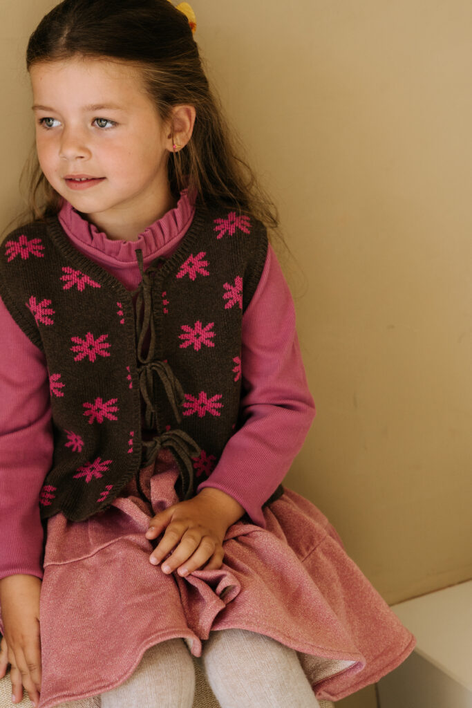 Loulou top red violet