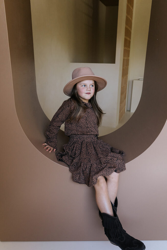 Faith skirt leopard brown