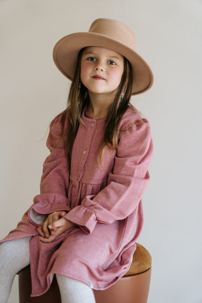 Be dressy rot-violett mit Glitzer