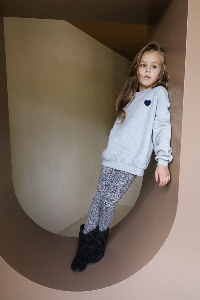Leggings, Größe S, Leopardenmuster, Graphit