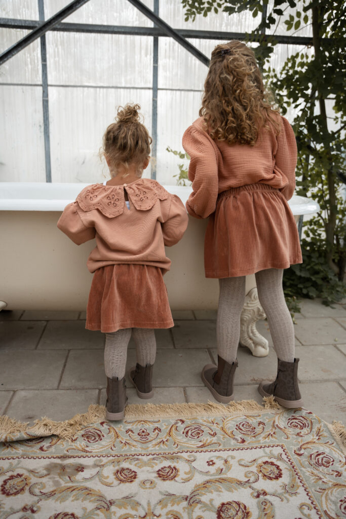 Noe skirt brown rib