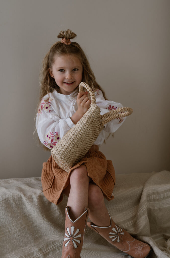 Guusje blouse pink flower