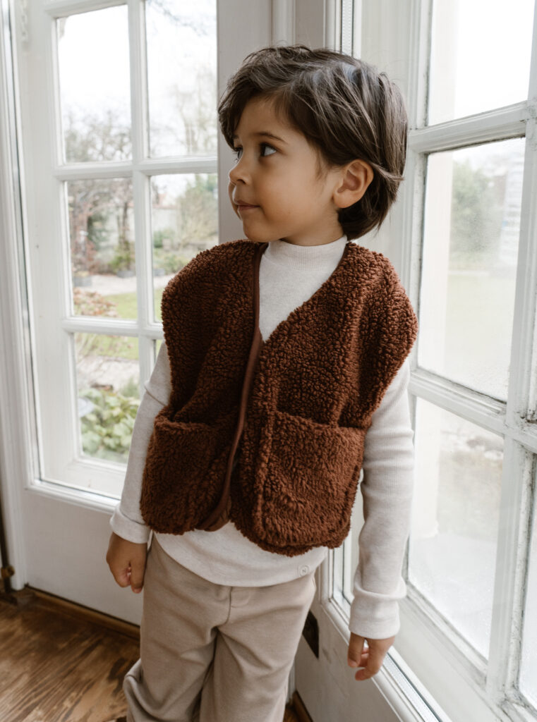 Mees top creme melange