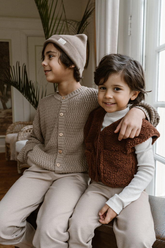 Mees top creme melange