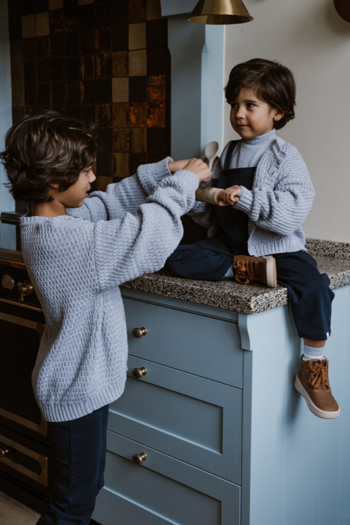 Lux knit sweater grey